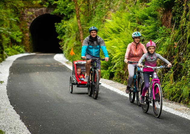 Family Cycling, Limerick Greenway