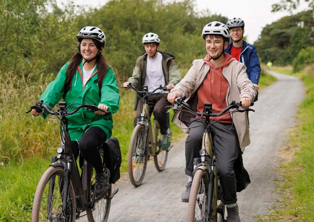 Like Bikes, Group of Cyclists