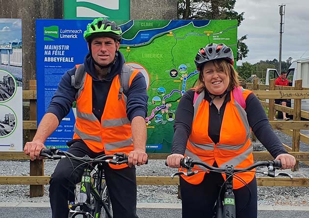 Two Like Bikes Cyclists at Abbeyfeale Hub